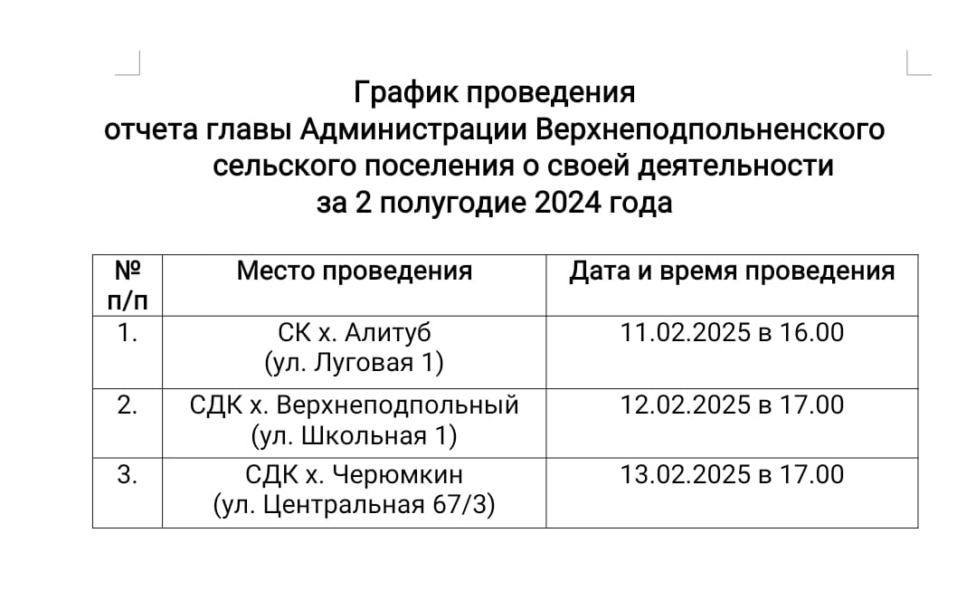 Grafik otcheta 2025 02 04